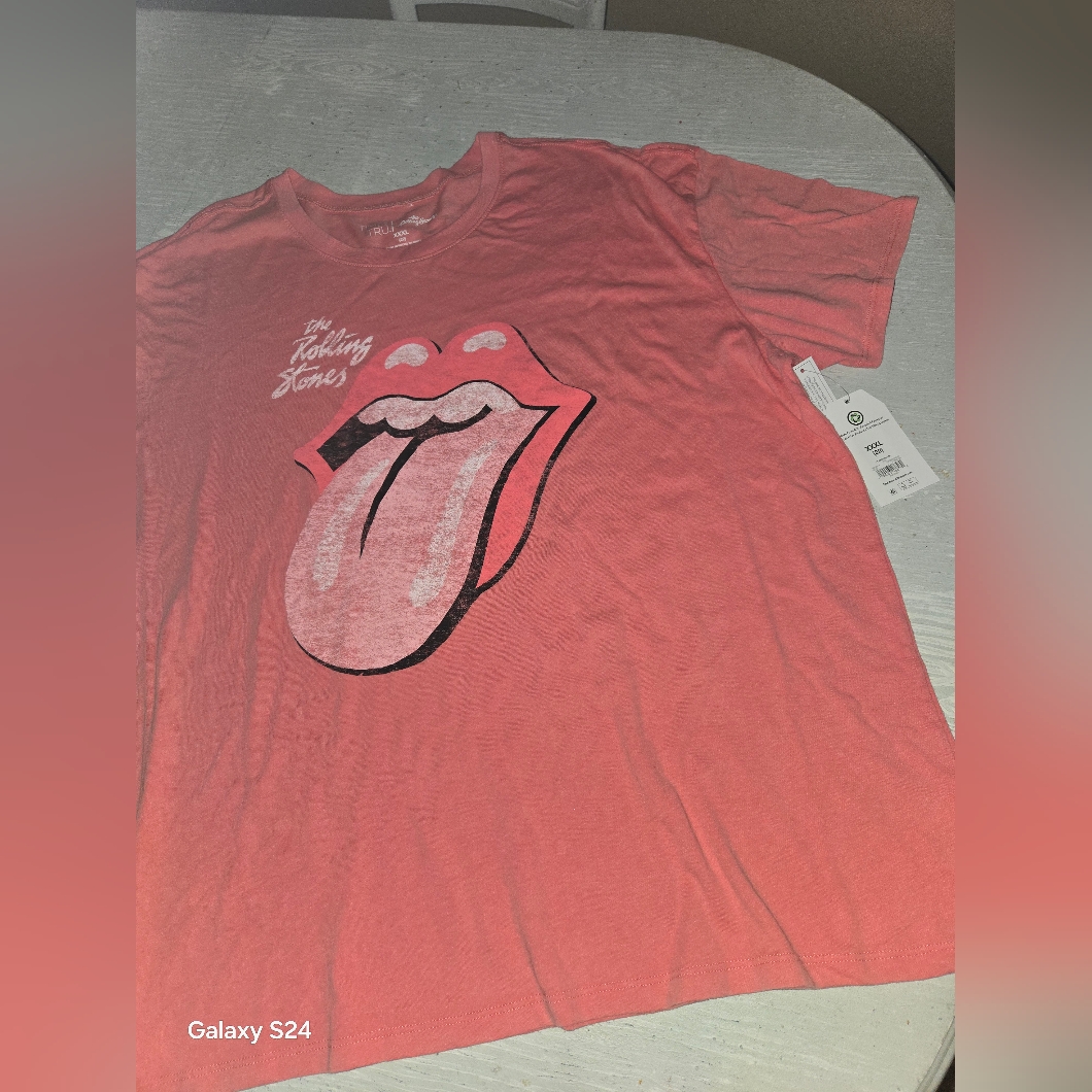 Rolling Stones Graphic T-Shirt Womens 3xl New Tee Xxxl
